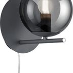 Trio Pure Wandlamp Grijs / Glas / Antraciet - Tweedekans thumbnail 3