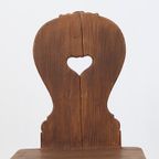 Antieke Volkskunst Primitieve Bergstoel thumbnail 7