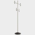 Lande Kapstok, Lichtgrijs, 193Cm Hoog, 4 Haken thumbnail 2