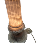 Vintage Albast Pilaar Met Lamp thumbnail 6