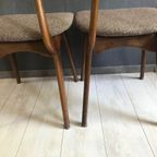Set Vintage Louis van Teeffelen Eettafelstoelen Jr. 60 thumbnail 3