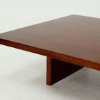 Large Bamboo And Wood Coffee Table By Axel Vervoordt 1980s thumbnail 9