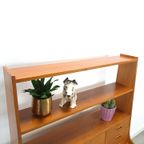 Teak Fineer Kast Uit Zweden Met Klep En Lades thumbnail 11