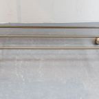 Vintage Sidetable Bijzettafel Op Wieltjes thumbnail 6