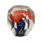 Handmade - Facet Cut - Presse Papier / Paperweight- Floral Decor thumbnail 2