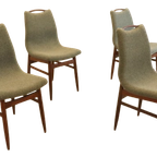 Set 4 Eetkamerstoelen Stoelen Vintage 'burgerwei' thumbnail 11