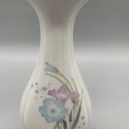 Vaas Vintage Wit Pastelkleurige Bloemen China thumbnail 5