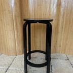 Vintage Alvar Aalto Barkruk Stool 68Cm Hoog thumbnail 2