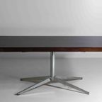 Zeldzame Vintage Mid-Century Executive Bureau Van Florence Knoll In Palissander Hout thumbnail 2