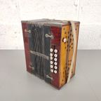 Antieke Houten Accordeon thumbnail 8