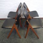 4x Olav Houg Designstoelen Scandinavisch '60 thumbnail 6