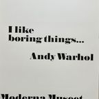 Andy Warhol,  I Like Boring Things…,  Copyright 2015.. thumbnail 2