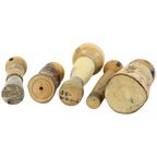 Lot Van 5 Vintage Kokeshi Poppen Japan Berk Showa Periode thumbnail 2