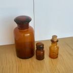 Set 3 Apothekersflessen thumbnail 3