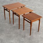 Vintage Nesting Tables | Bijzettafels | Teak | Zweeds thumbnail 5