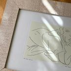 Framed Rare Henry Matisse Lithograph ' Figure Draped In A Bathrobe, 1929' thumbnail 9