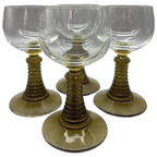 Set Roemer Wijnglazen Olijfgroene Steel 4 Stuks thumbnail 2