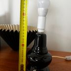Ceramic Lamp With Accordion Shade thumbnail 2
