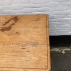 Antiek Grenen Commode / Ladenkast  91 Cm Hoog thumbnail 8