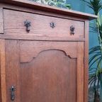 Art Deco Kastje Eiken Commode Wastafelkastje thumbnail 6