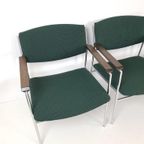 2X Gijs Van Der Sluis Stoelen | Fauteuils Chromen Frame thumbnail 5