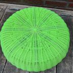 IKEA Vintage Wicker Poef. thumbnail 8