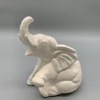 Bloempot Vintage Olifant Wit Porselein thumbnail 2