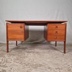 Arne Vodder, G.V. Møbler Vintage Jaren 60 Deens Bureau Teak thumbnail 3