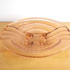 Vintage Glazen Art Deco Schaal Walther & Sohne, Jaar 1937. thumbnail 2