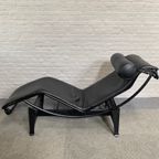 Lc4 Chaise - Black On Black - Cassina Jaren 80 - Le Corbusier, Pierre Jeanneret & Charlotte Perriand thumbnail 12