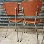 Set Retro Stoelen Frans Design 60S 4 Stuks thumbnail 14