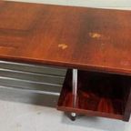 Vintage Palissander En Chroom Salontafel thumbnail 10