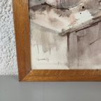 José Van Gucht - Aquarel - 'T Muzekot thumbnail 5