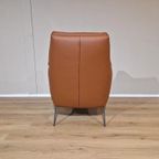 Nieuw - Prominent E-101 Fauteuil - Leder - Bruin - Design thumbnail 6