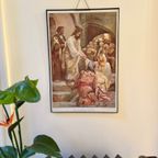 Vintage Religieuze Print Op Karton: “ The Wonderful Healer “ thumbnail 7