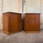 Set Art Deco Kastjes. Met Glasplaat En Bijzondere Details. thumbnail 5