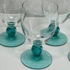 5 Luminarc Moliere Wijnglazen Aqua/ Groen thumbnail 4