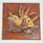 Vintage Art Jeanine Veldman '76 Gemengde Techniek Schilderij thumbnail 2