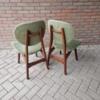 Set Van 2 Vintage Stoelen Jaren 60 Teeffelen Stijl thumbnail 10