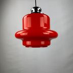 1 Of 9 Red Opaline Glass Pendant Light By Hustadt Leuchten 1960 thumbnail 8