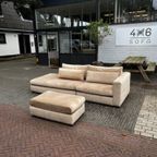 4x6 sofa - X2 Modulaire Bank Beige Velours thumbnail 11