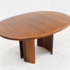 Vintage Deense Grote Ovalen Uitschuifbare Eettafel Xxl thumbnail 9