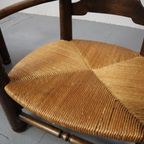 Pair Of Oak Armchairs By Charles Dudouyt thumbnail 11