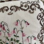 Vintage Zweedse Kussen Geborduurd “Småland” thumbnail 4