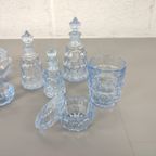 Blauw Persglas Kaptafel Setje thumbnail 4