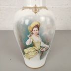 Antieke Witte Vaas In Sèvres Stijl thumbnail 5