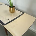 In Hoogte Verstelbare En Uitschuifbare Tafel Met Formica Blad thumbnail 13