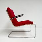 Unieke Vintage Gispen 411 Fauteuil, 1930's thumbnail 3