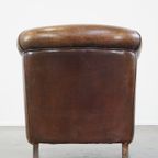 Karaktervolle Schapenleren Clubfauteuil Met Een Luxe, Rustieke Uitstraling thumbnail 5