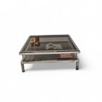 Beautiful French Maison Jansen Sliding Top Coffee Table thumbnail 6